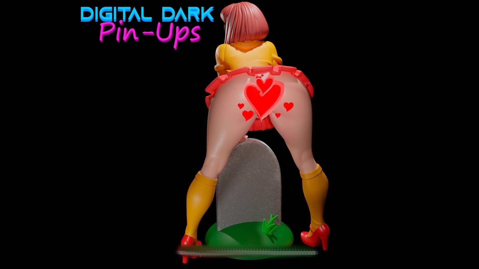 Velma with two NSFW versions and Miniatures 100mm with NSFW  3D print model_4