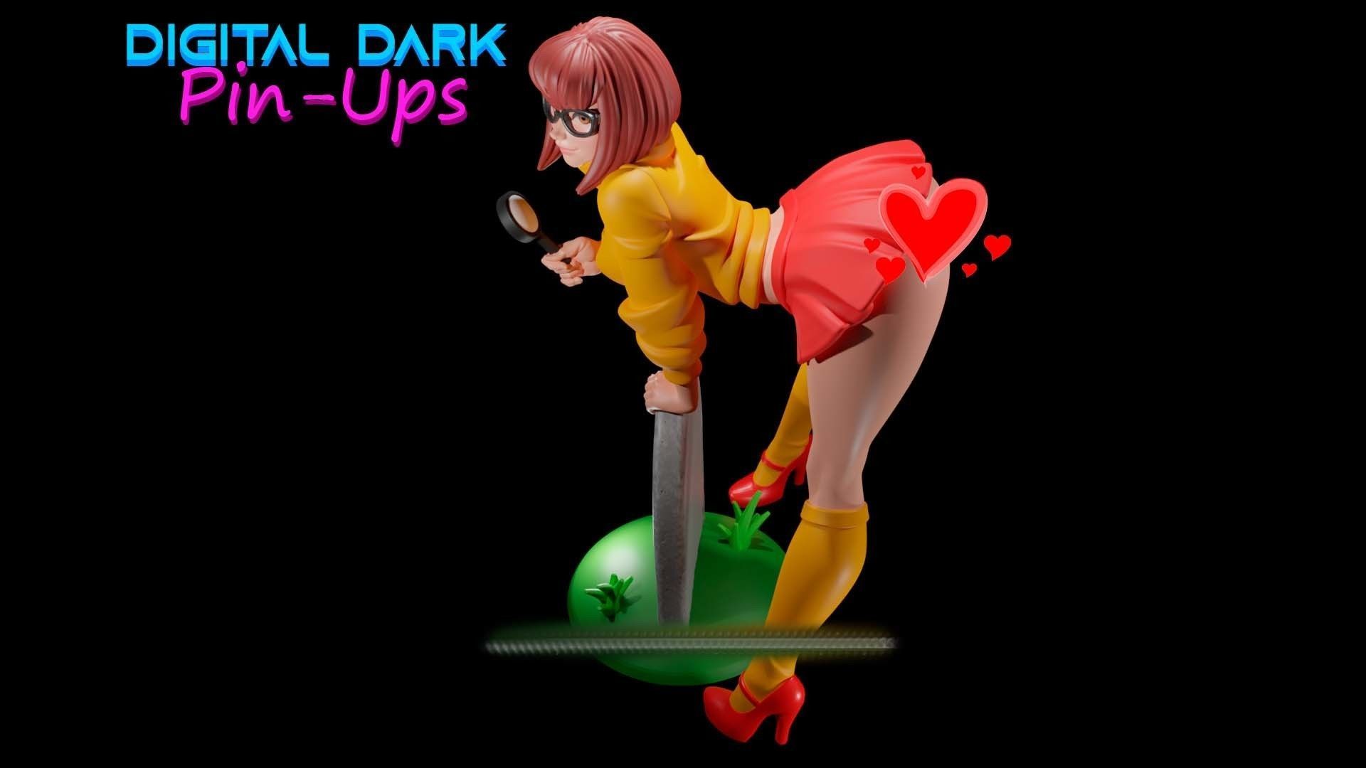 Velma with two NSFW versions and Miniatures 100mm with NSFW  3D print model_9