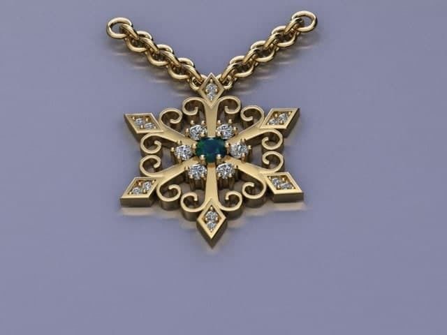 pendant jewelry 3D print model_3