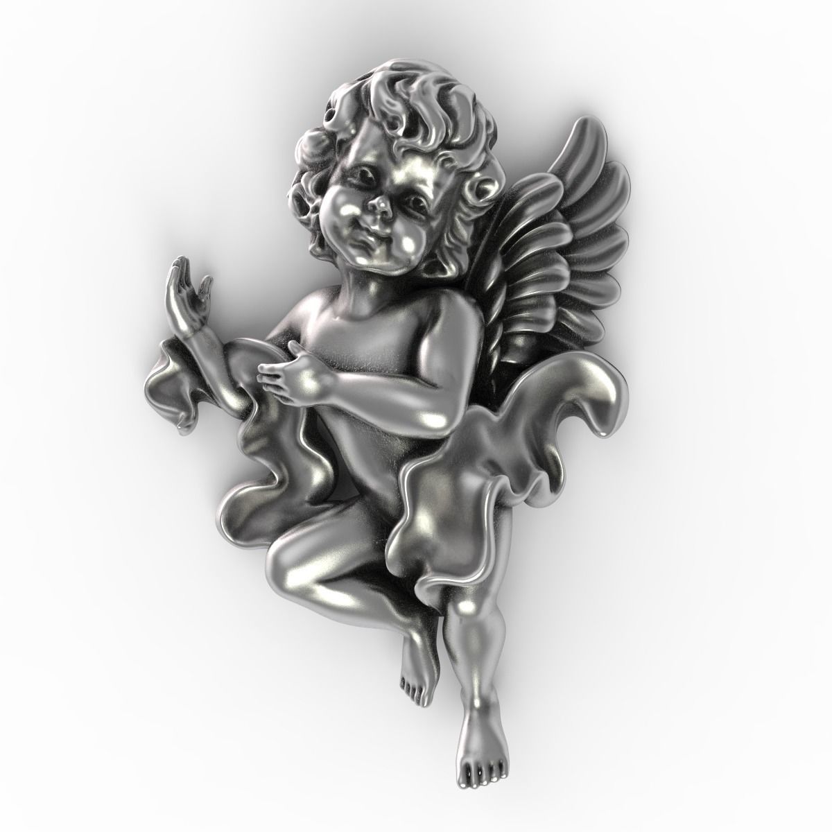 Baby Angel 3D print model_13