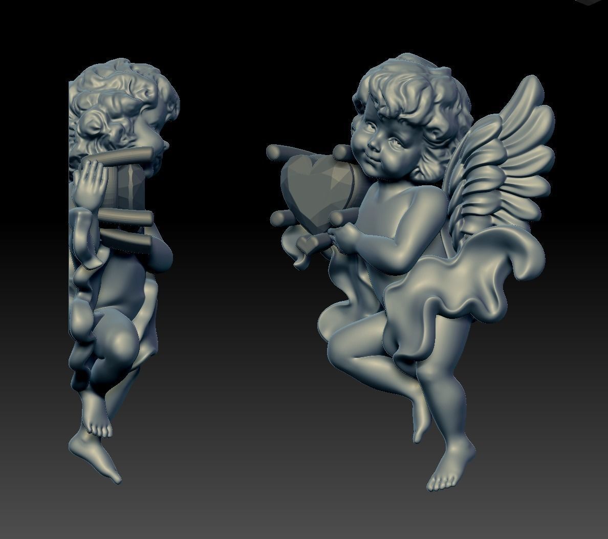Baby Angel 3D print model_6