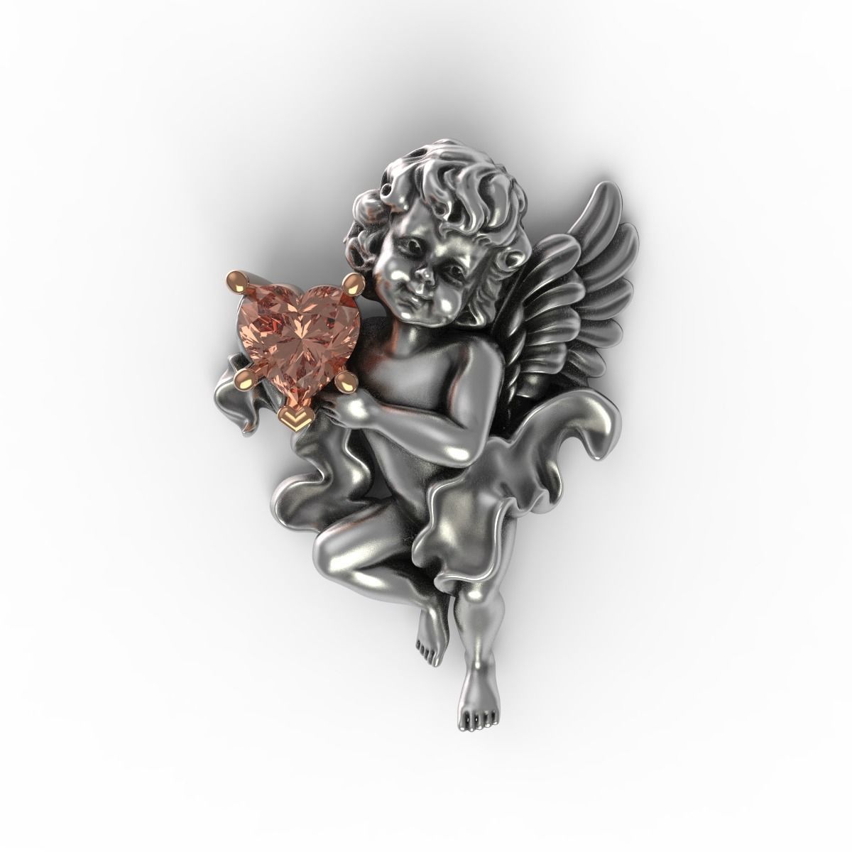 Baby Angel 3D print model_12