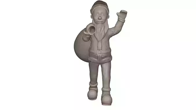 Santa Claus for 3d printing 3D print model Santa Claus for 3d printing 3D print model