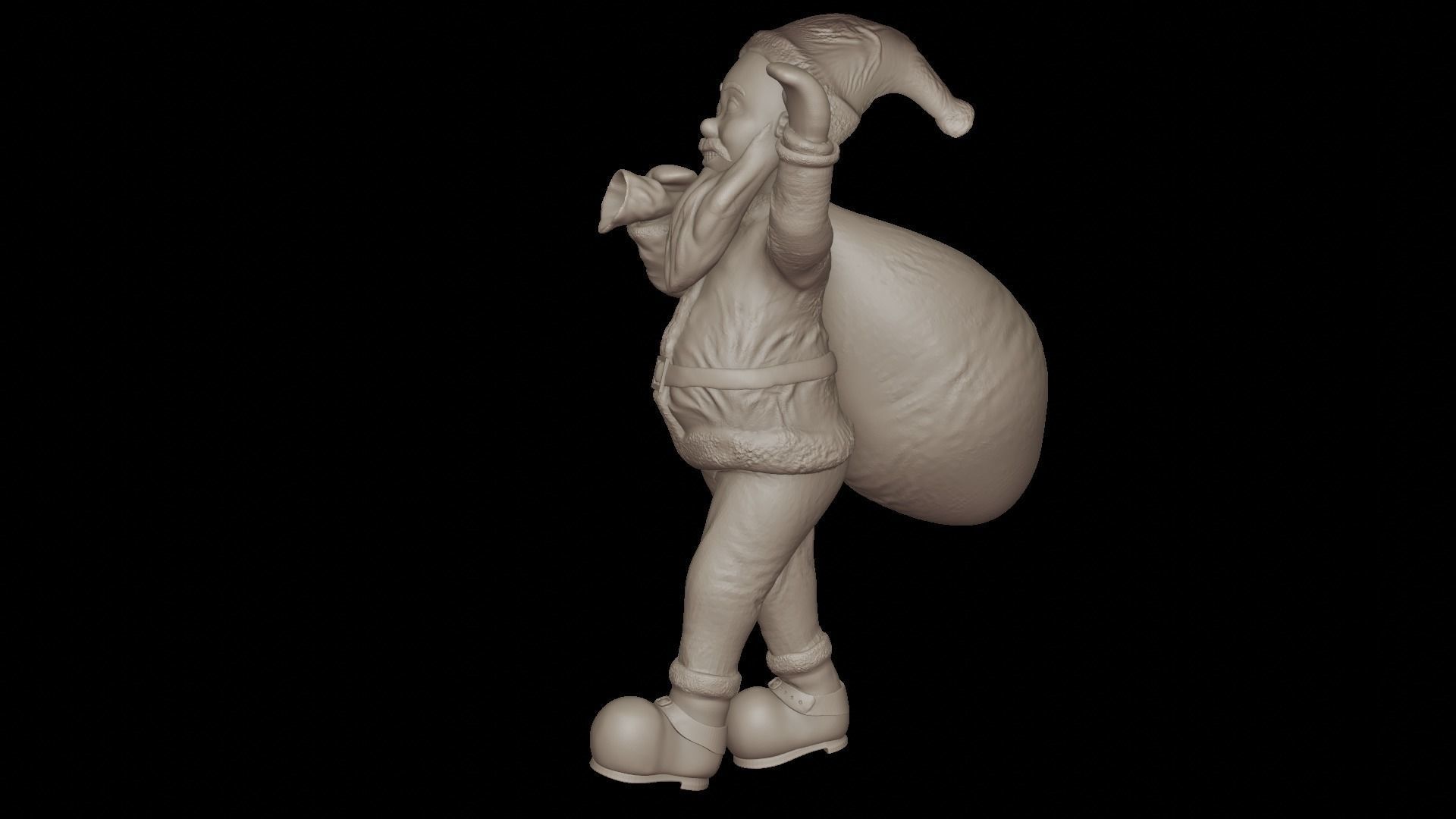 Santa Claus for 3d printing 3D print model_1