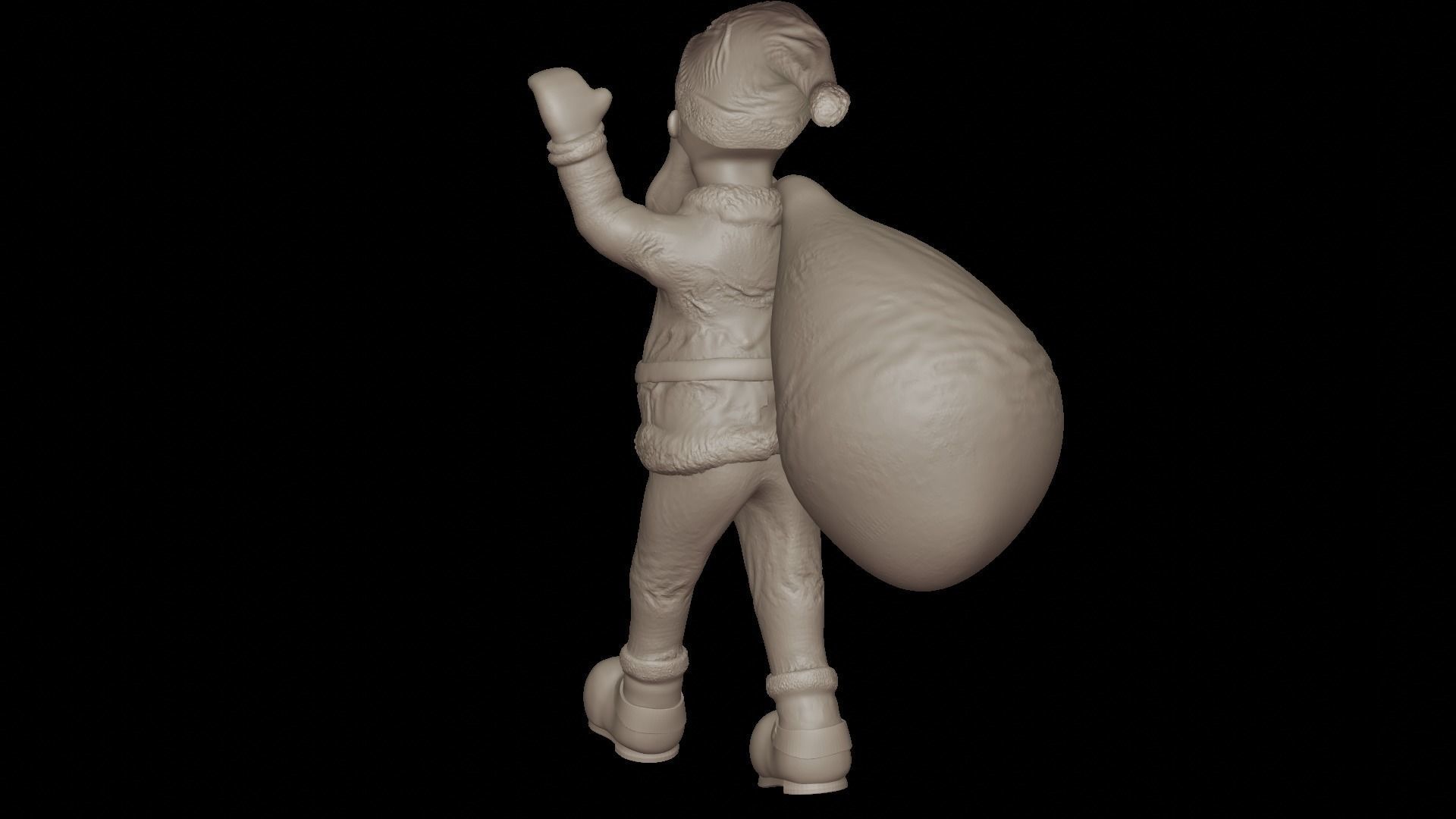 Santa Claus for 3d printing 3D print model_2