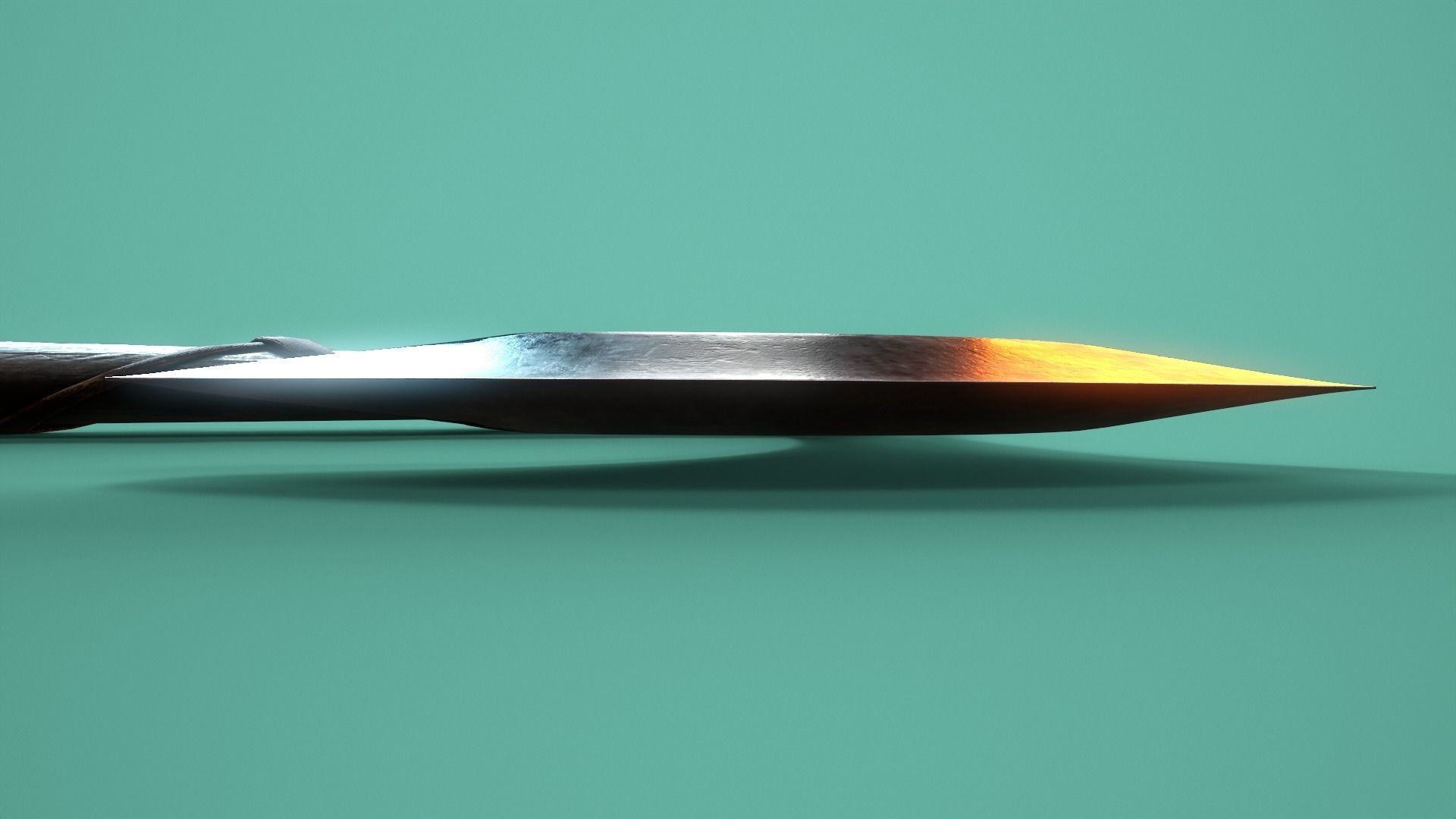 Viking Axe Low-poly 3D model_6