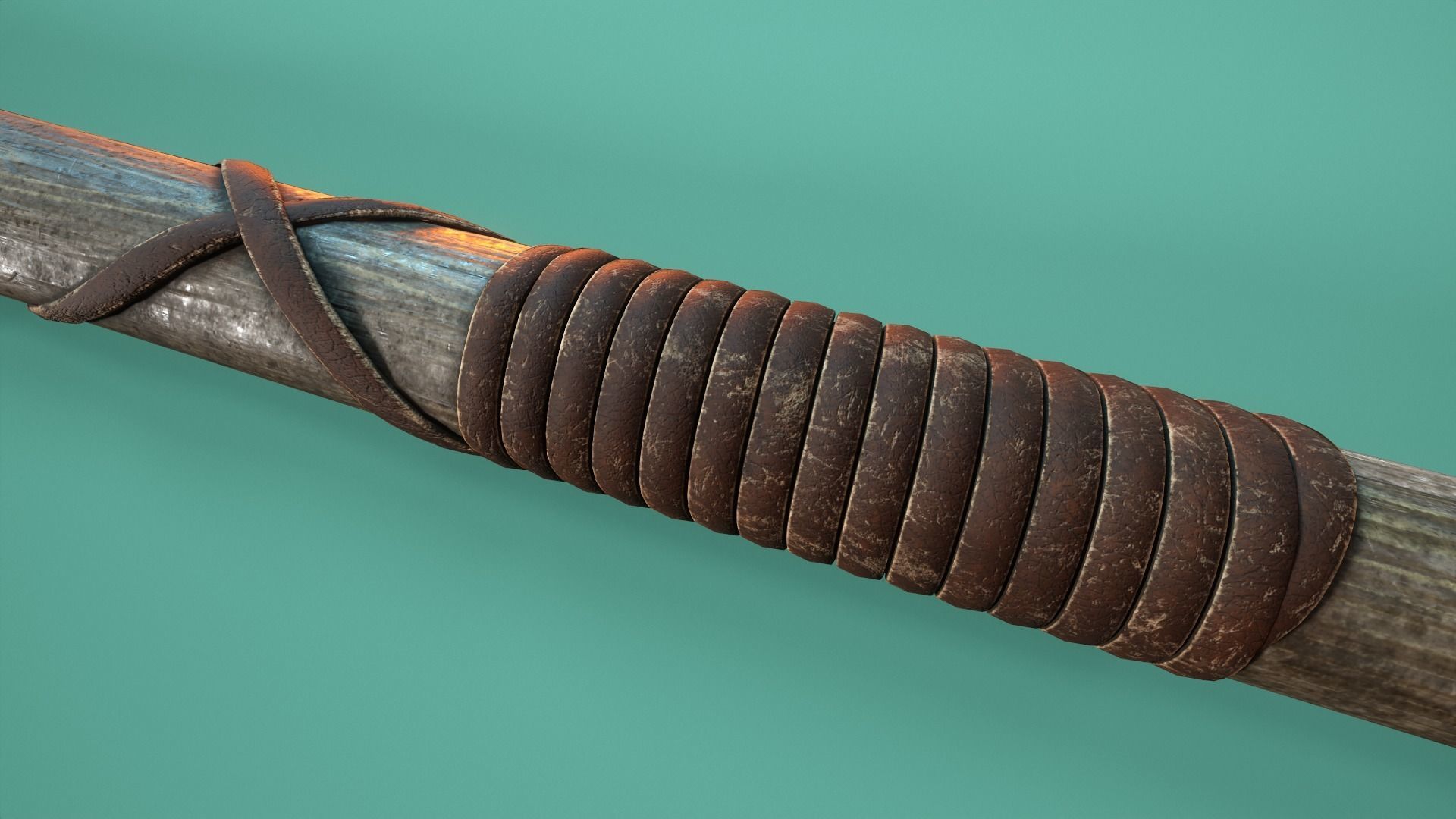 Viking Axe Low-poly 3D model_4