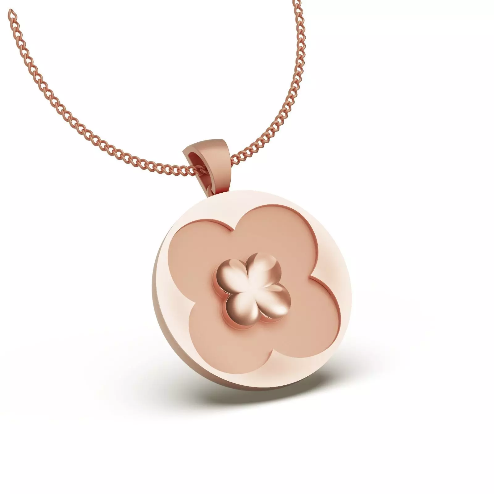 Gold necklaces 2 Matte and glossy 3D print model