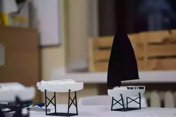 J70 sailboat for 3D printing 3D print model