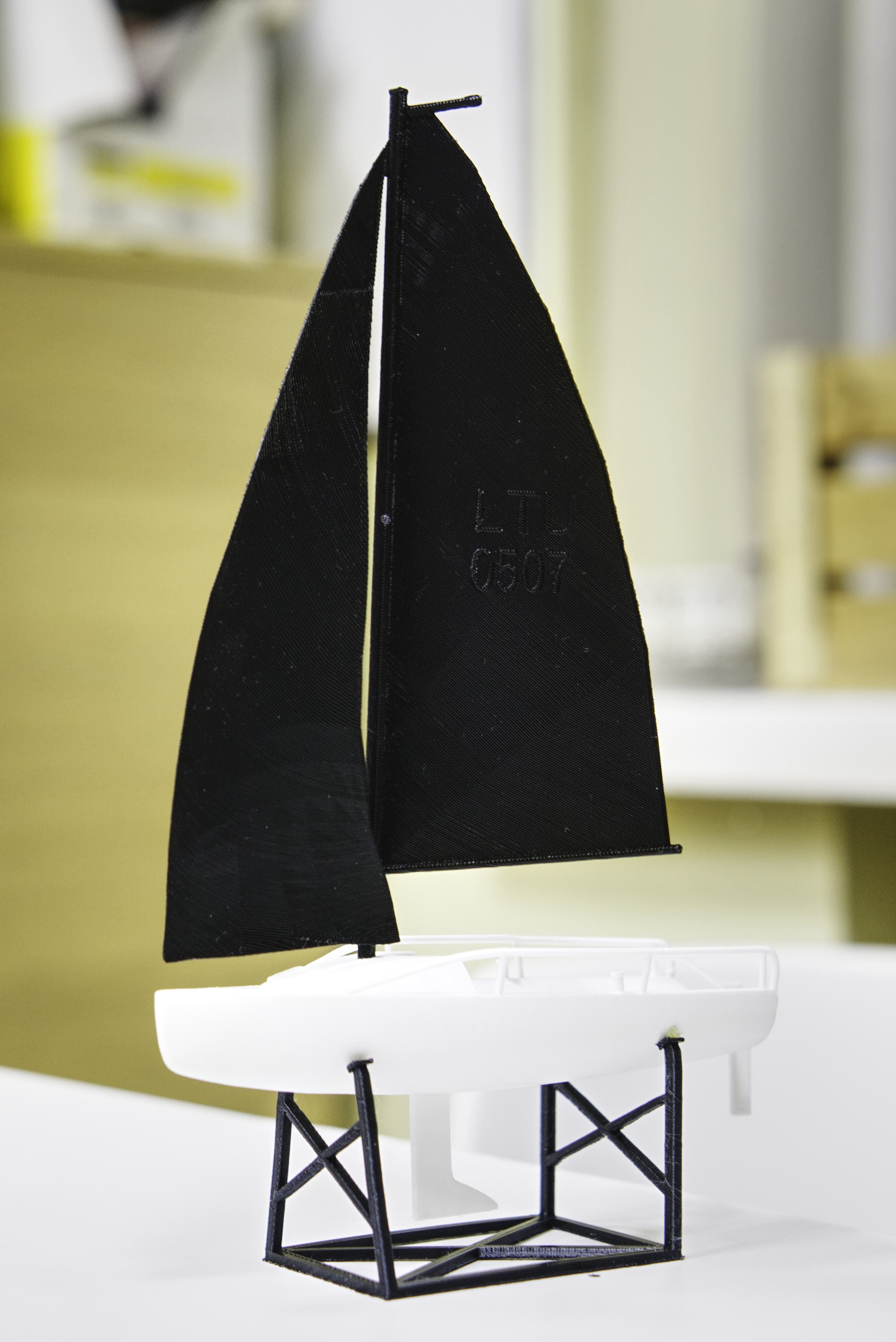 J70 sailboat for 3D printing 3D print model_1