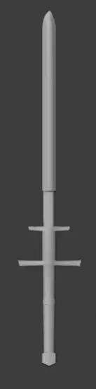 Sworld screwdriver Low-poly 3D model_0
