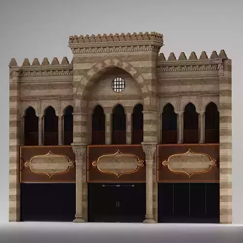 Store Facade in arabic style