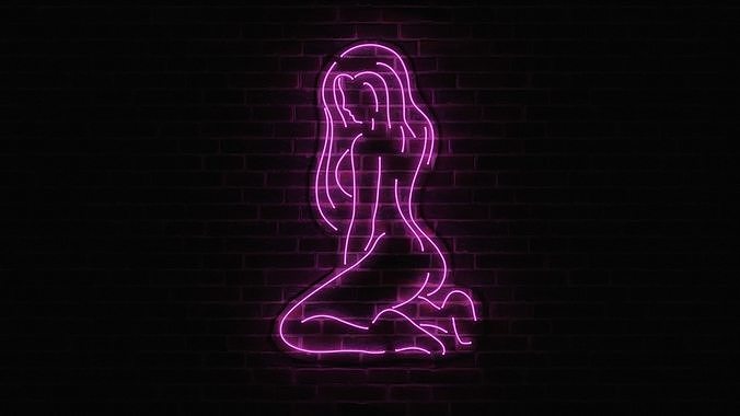 Neon 3D Model 15 - Body Shape 5 3D model