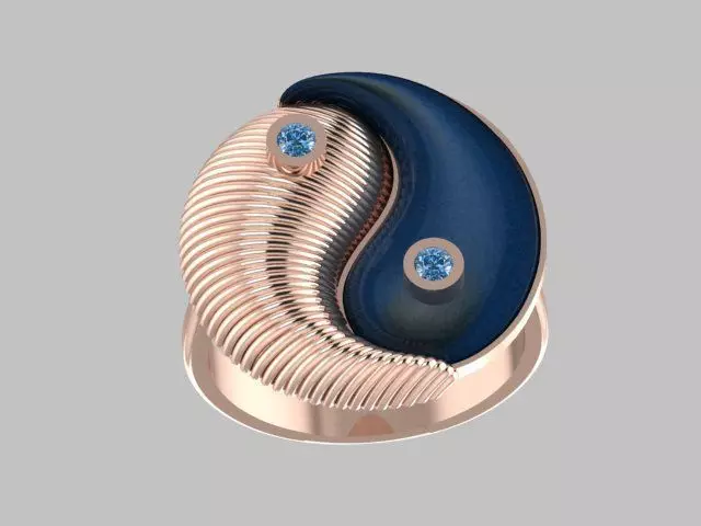 jhinuk gold ring 3D print model