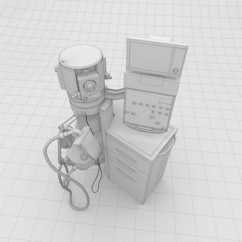 Artificial lung ventilation device 3D model_4