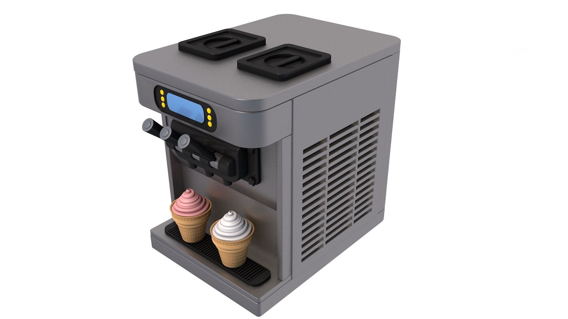 Ice Cream Dispenser 3D model CGTrader