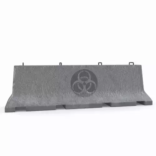 Concrete Barrier Free 3D model