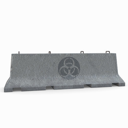 Concrete Barrier Free 3D model