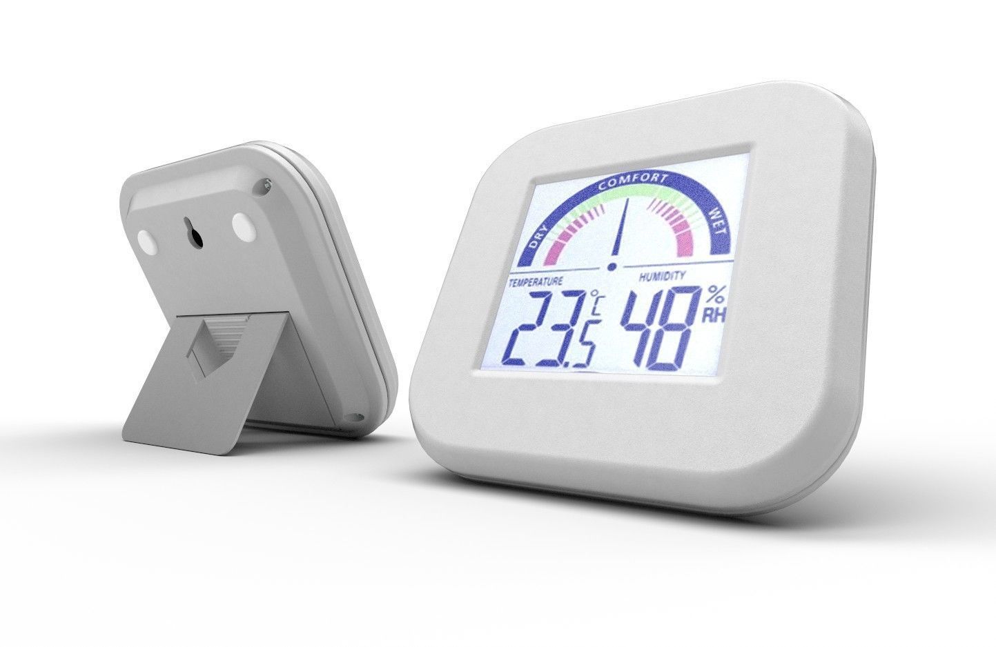 Digital Room Thermometer 3D model_3