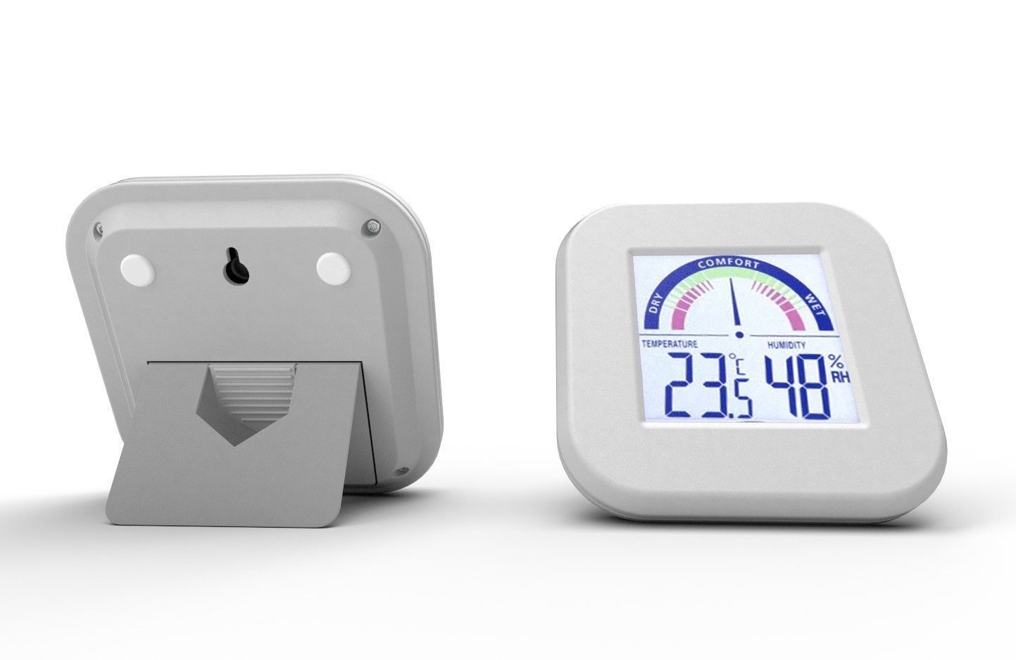 Digital Room Thermometer 3D model_4