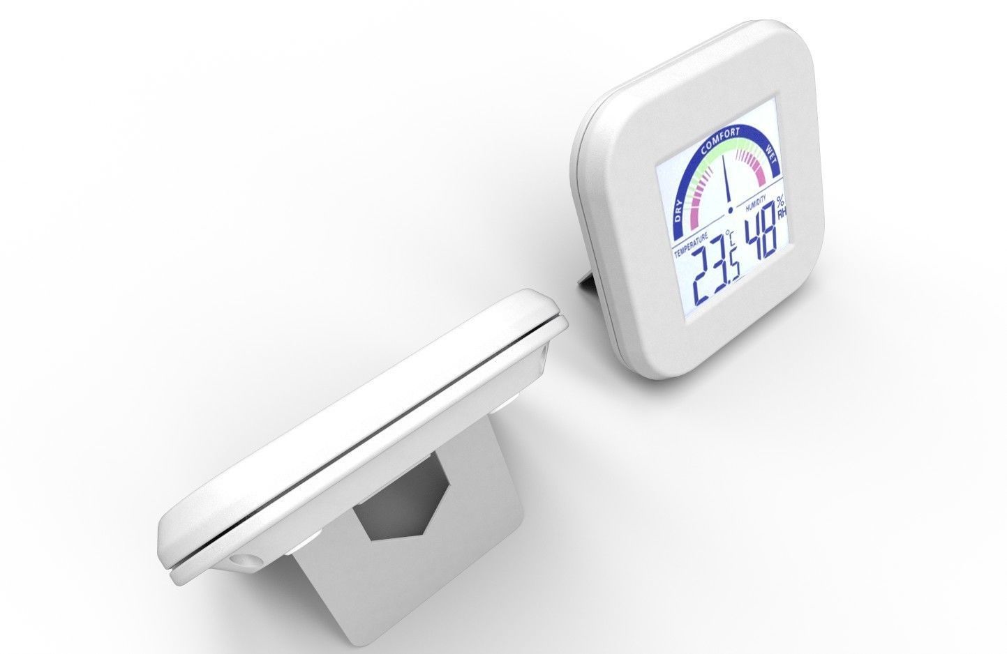 Digital Room Thermometer 3D model_6