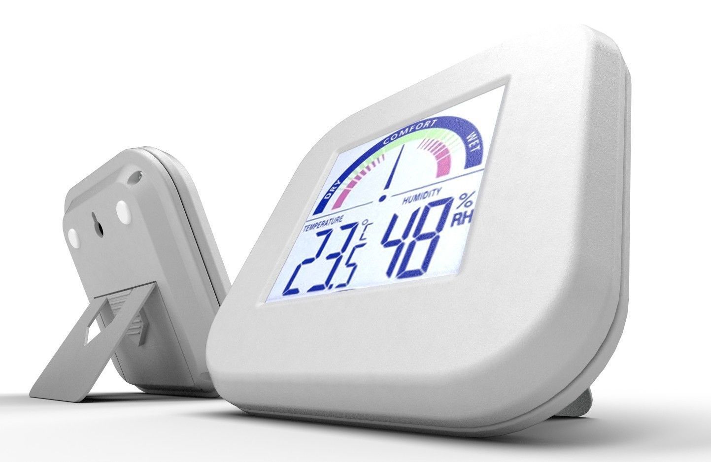Digital Room Thermometer 3D model_7