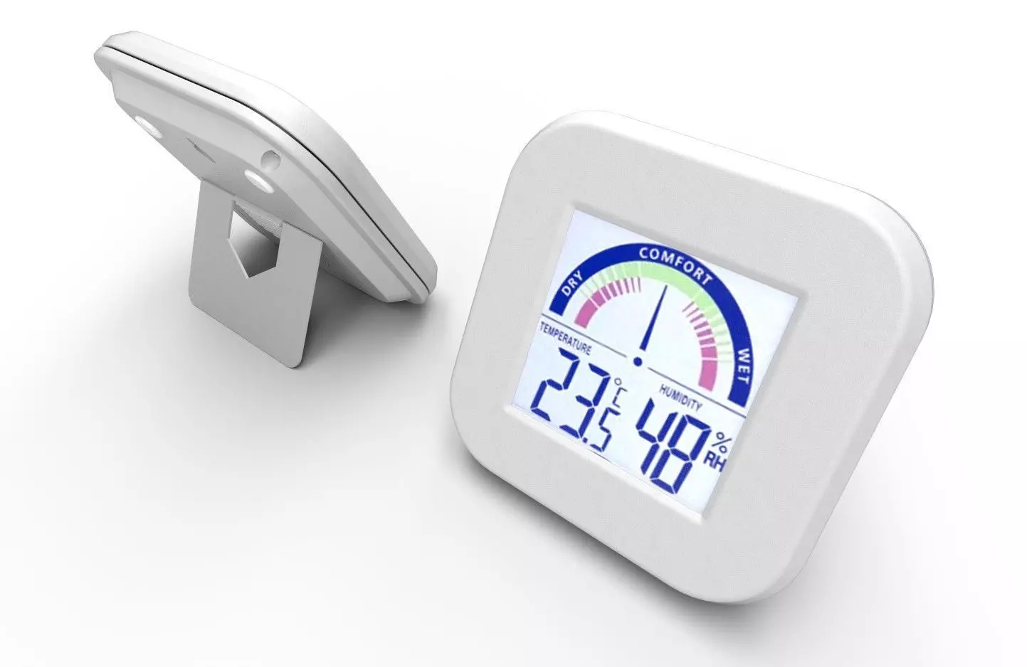 Digital Room Thermometer 3D model_0