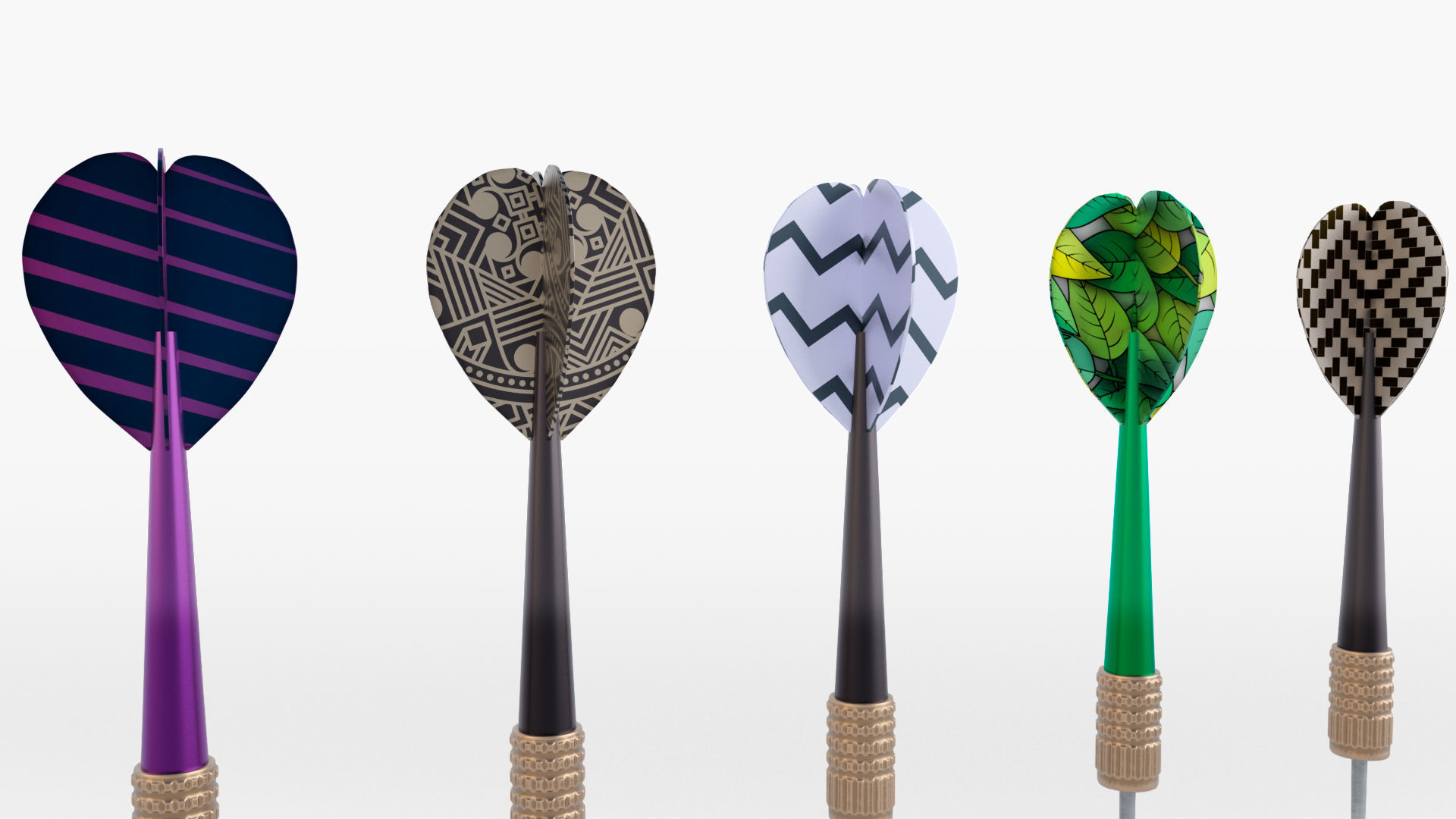 Dart Arrow 3D model_6