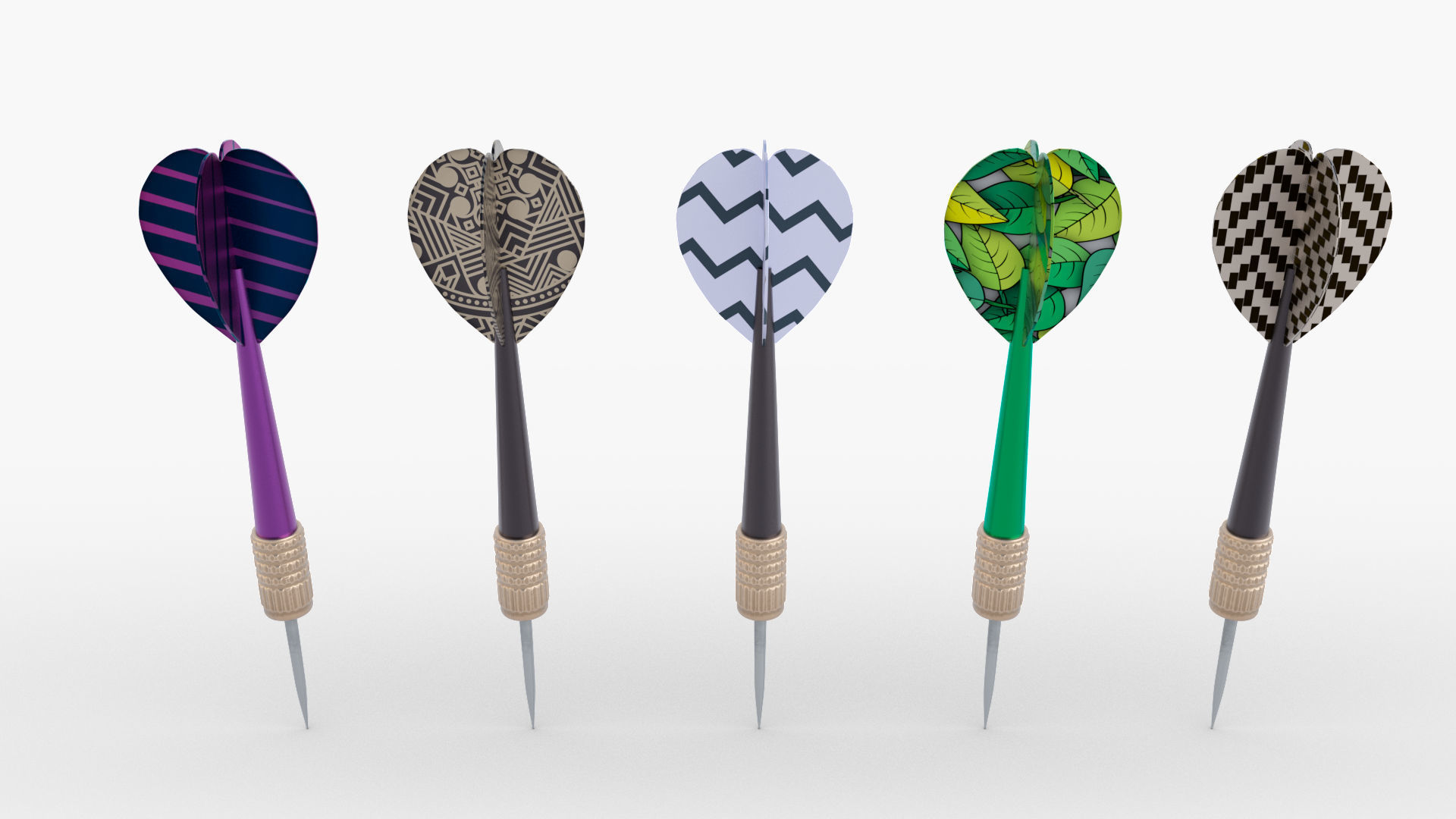 Dart Arrow 3D model_3