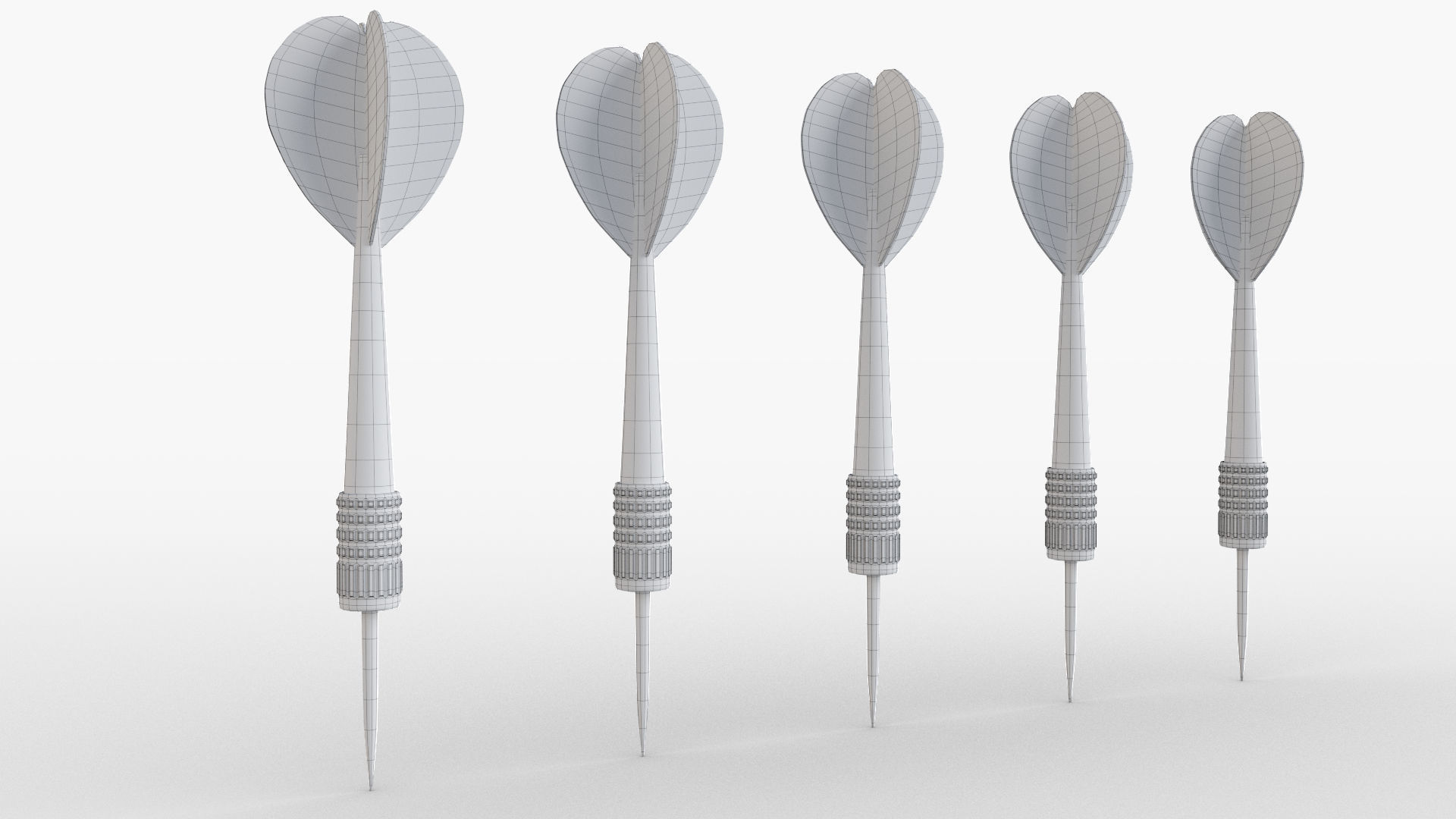 Dart Arrow 3D model_9