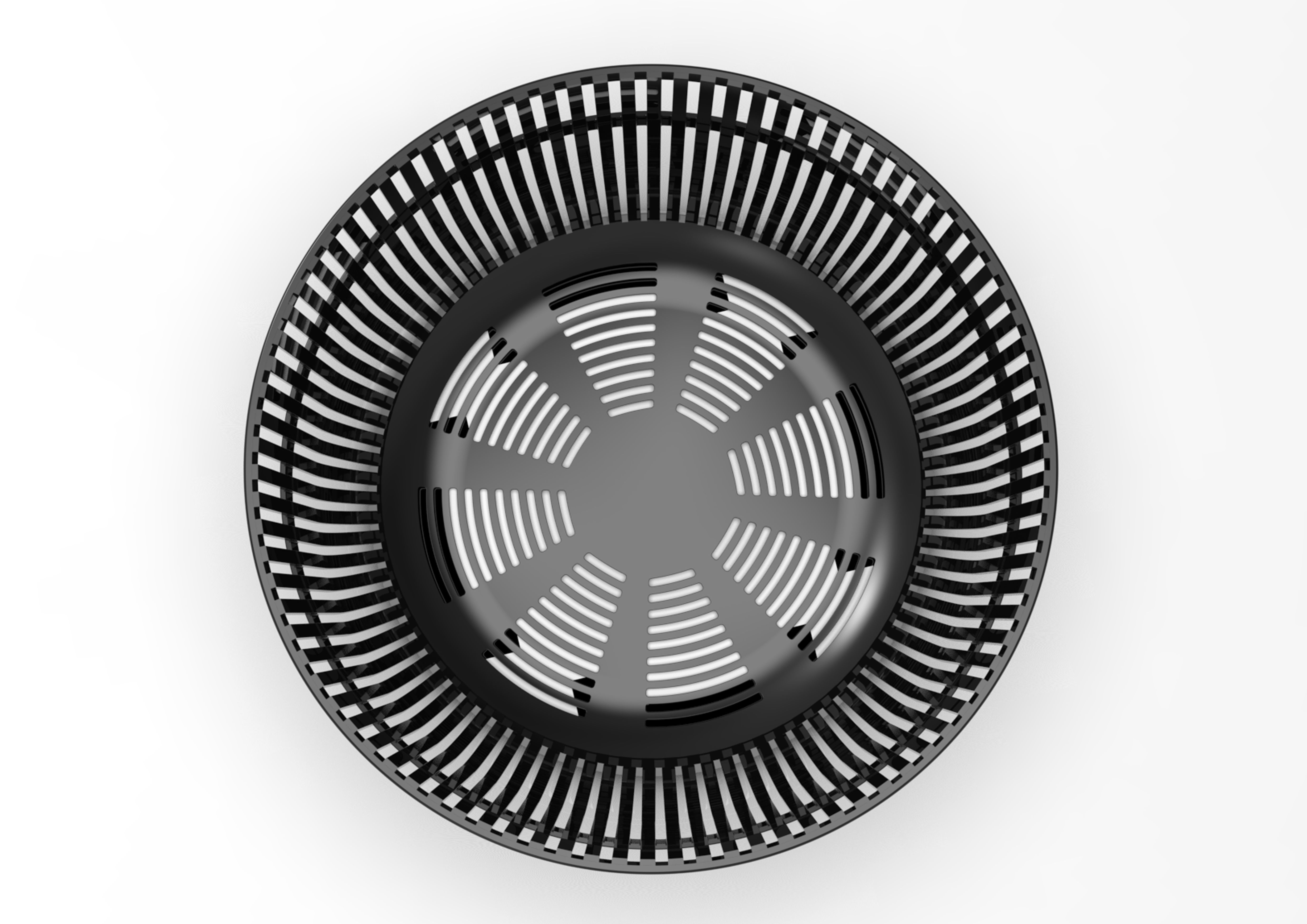 f box basket 3D print model_3