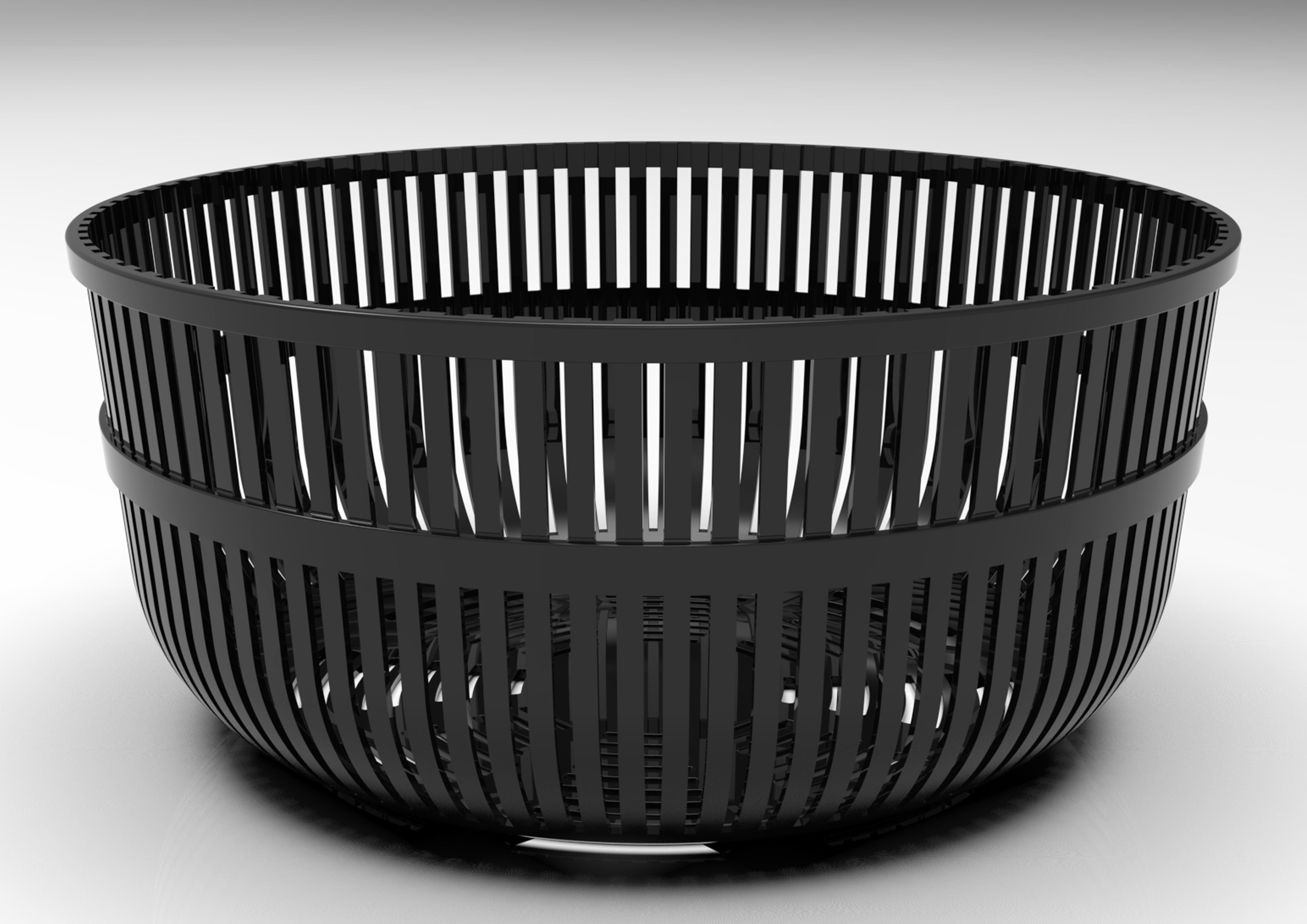 f box basket 3D print model_1