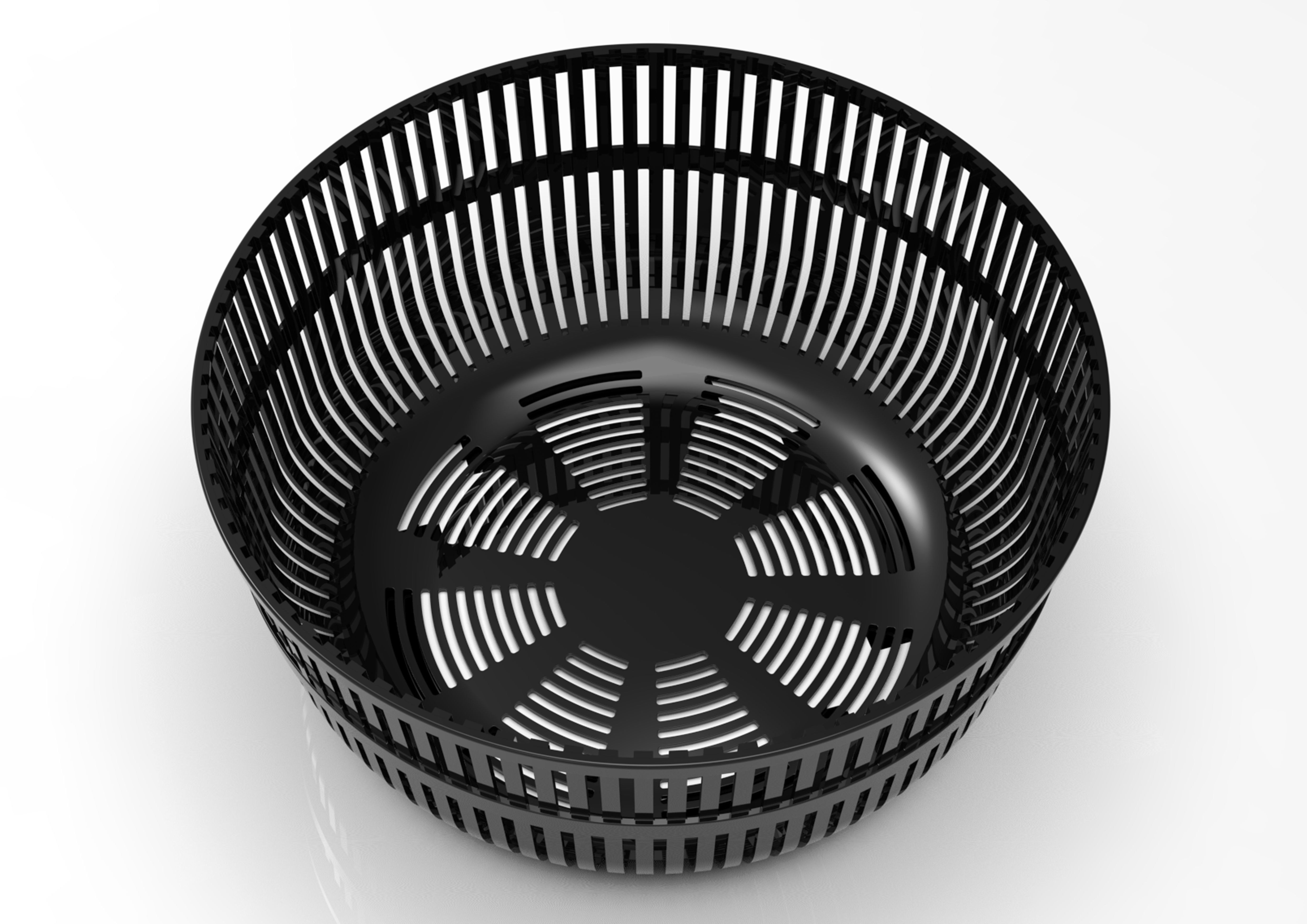 f box basket 3D print model_2