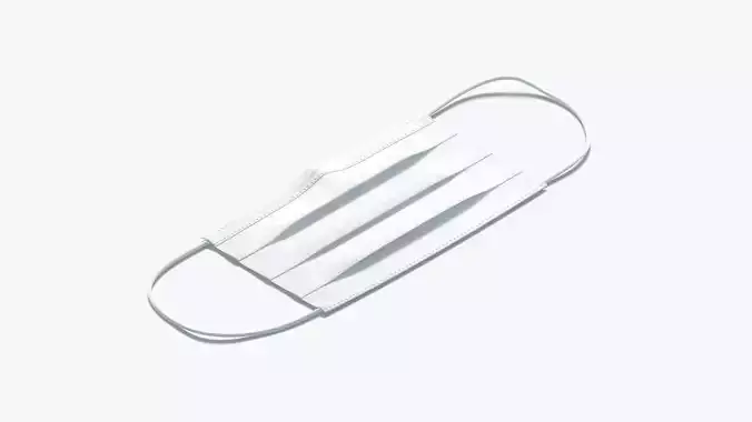 Medical Face Mask Lying