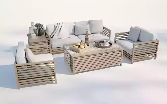 Wooden sofa 