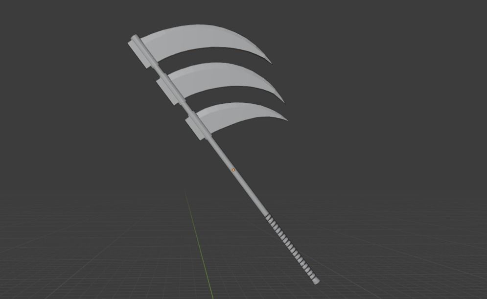 Hidan Scythe Free low-poly 3D model_2
