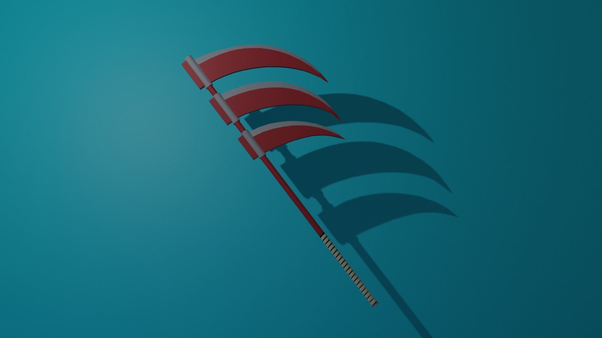 Hidan Scythe Free low-poly 3D model_5