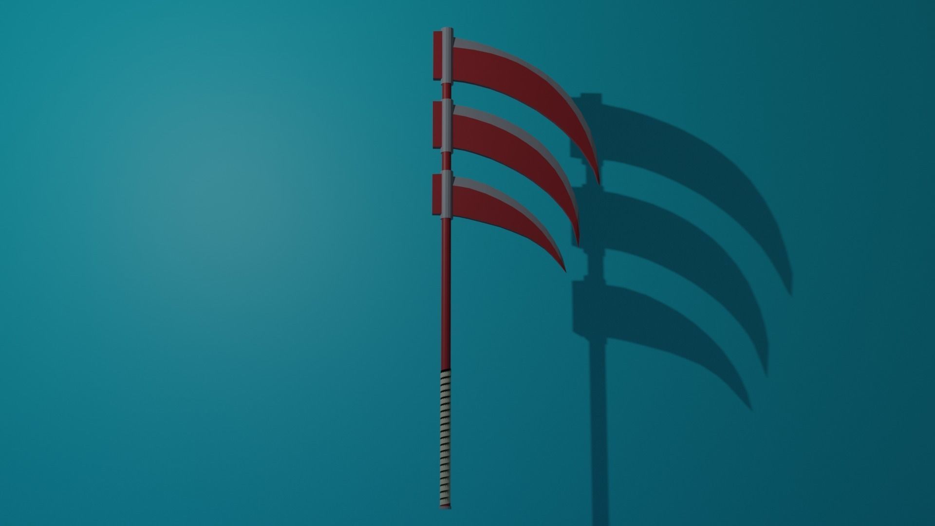 Hidan Scythe Free low-poly 3D model_4