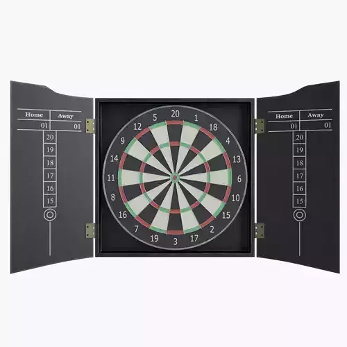 Dartboard dart board with two darts in it
