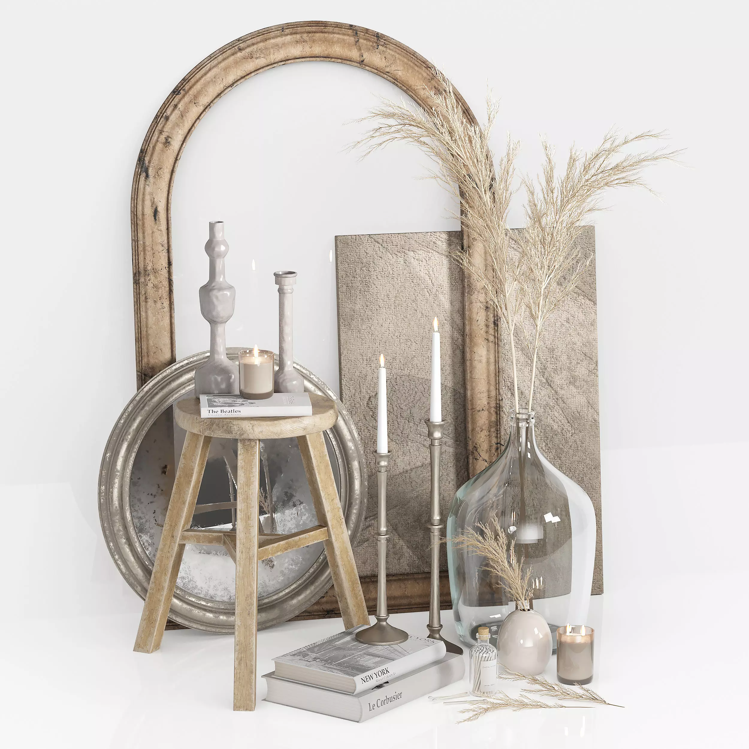 Decorative Set 05 3D model_0