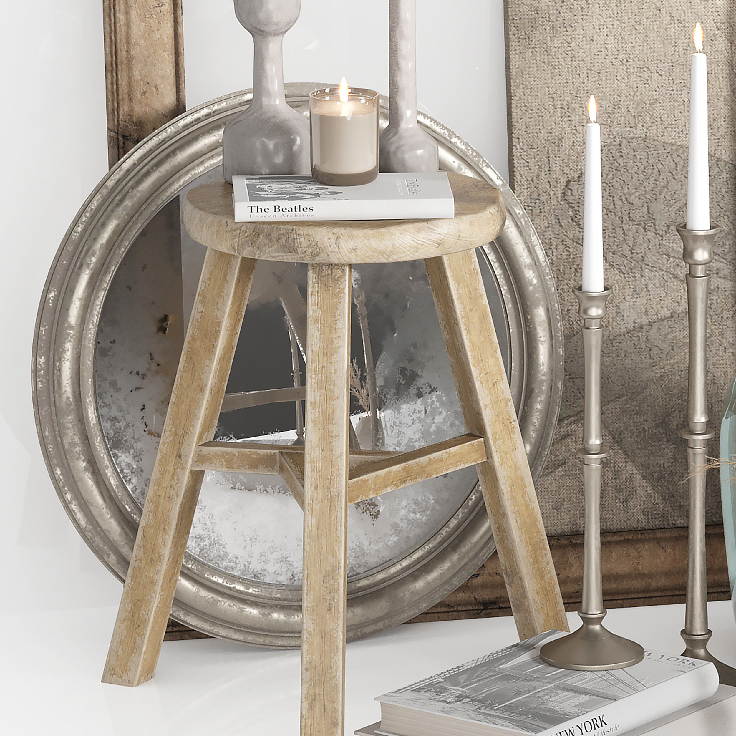 Decorative Set 05 3D model_1