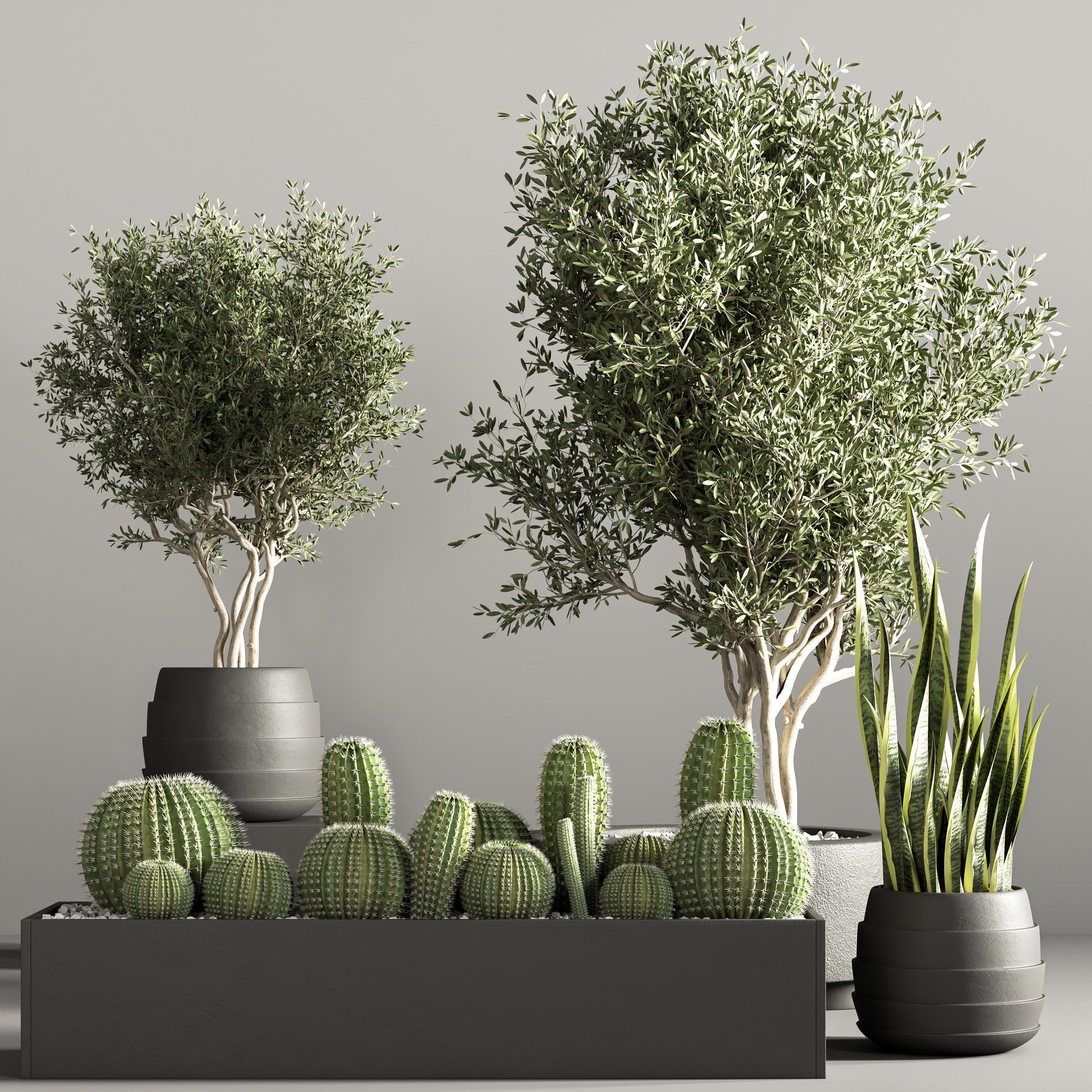 indoor plant stand 36 3D model_1