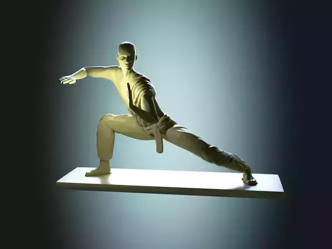 Shaolin Monk - Wushu Pose