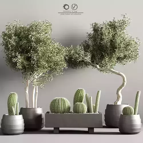 indoor plant stand 37 3D model