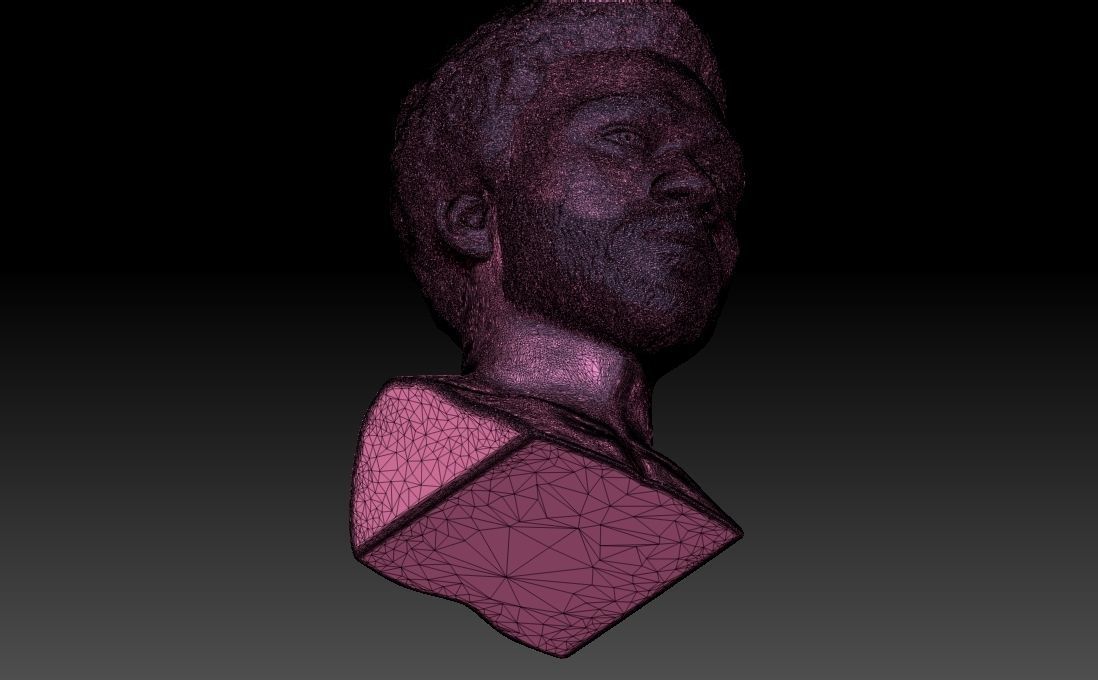 Childish Gambino Donald Glover bust for 3D printing 3D print model_32