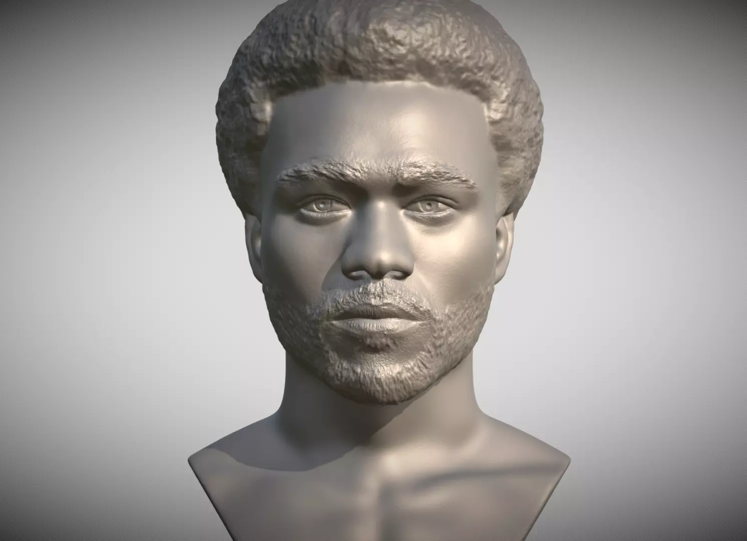 Childish Gambino Donald Glover bust for 3D printing 3D print model_0