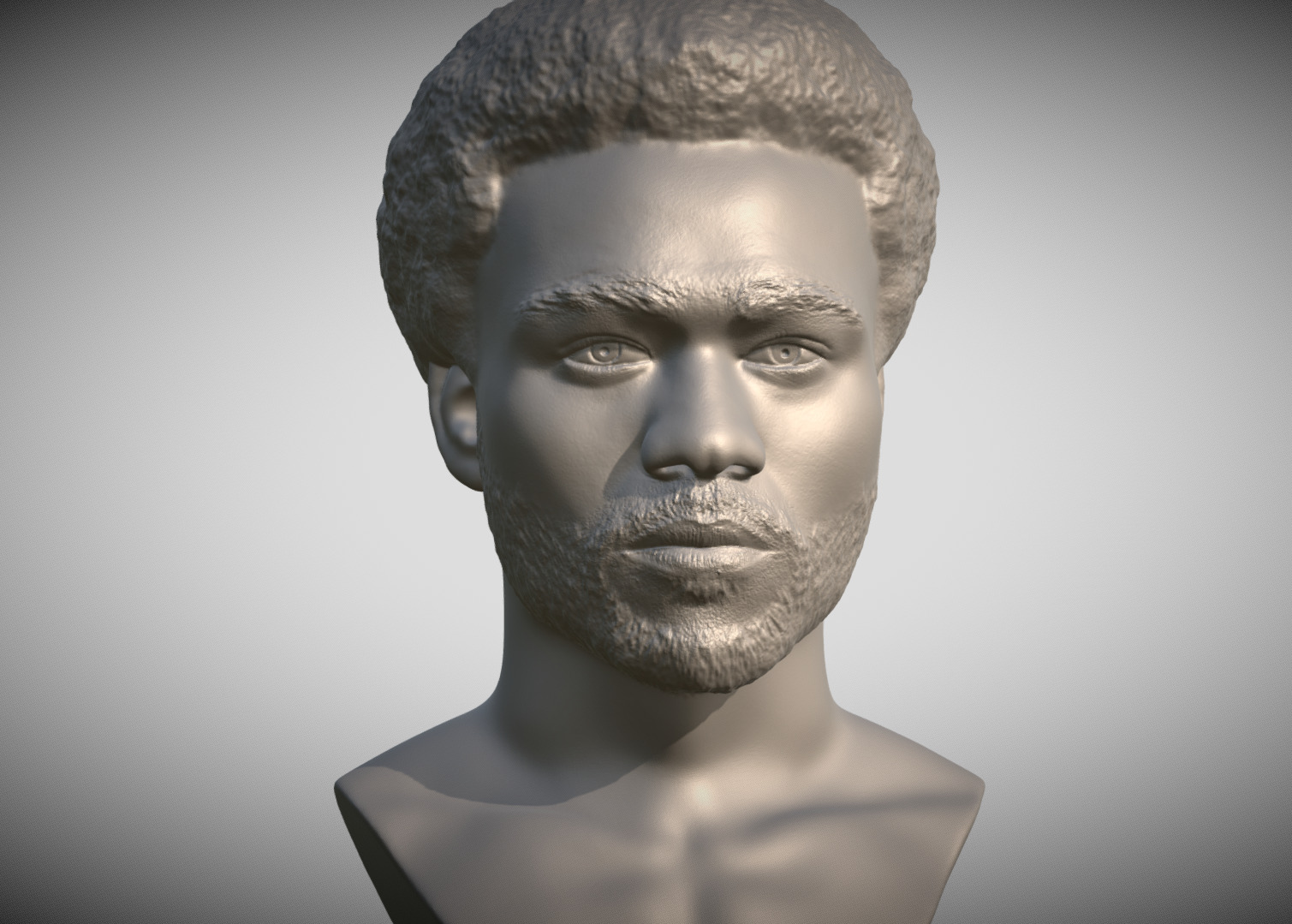 Childish Gambino Donald Glover bust for 3D printing 3D print model_1