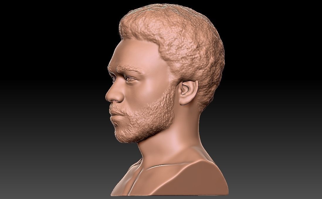 Childish Gambino Donald Glover bust for 3D printing 3D print model_9