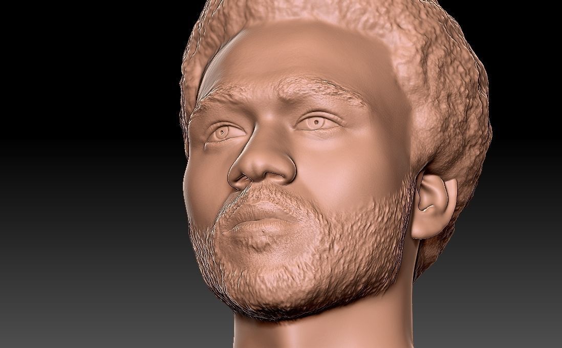 Childish Gambino Donald Glover bust for 3D printing 3D print model_22