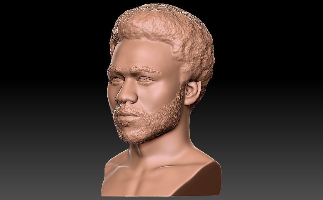 Childish Gambino Donald Glover bust for 3D printing 3D print model_7